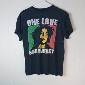 Zion Rootswear Bob Marley One Love Black Size M Graphic T-shirt